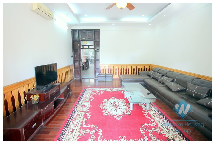 Beautiful villa with garage and garden for rent in Ciputra, Tay Ho